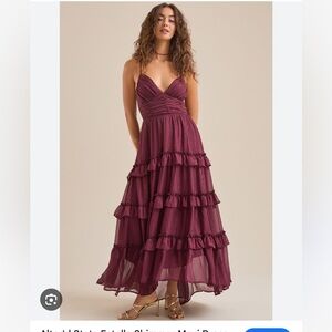 ALTAR’D STATE Estelle Shimmer dress